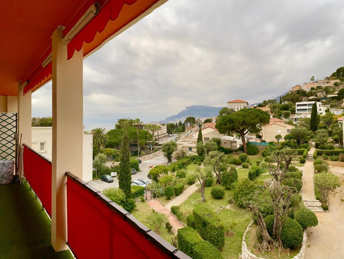 Charmant 2 Pieces Vue Sur Mer Et Monte-Carlo A Roquebrune Cap Martin Buitenkant foto