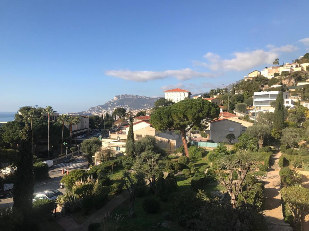 Charmant 2 Pieces Vue Sur Mer Et Monte-Carlo A Roquebrune Cap Martin Buitenkant foto