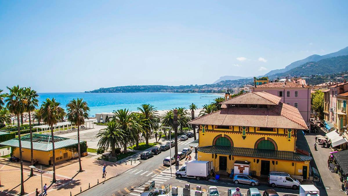 Charmant 2 Pieces Vue Sur Mer Et Monte-Carlo A Roquebrune Cap Martin Buitenkant foto