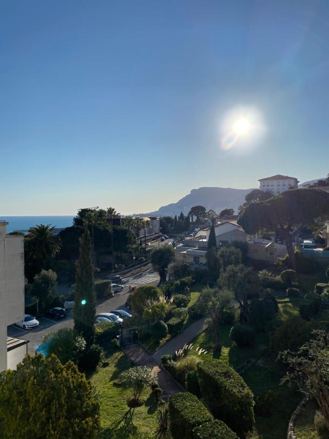 Charmant 2 Pieces Vue Sur Mer Et Monte-Carlo A Roquebrune Cap Martin Buitenkant foto