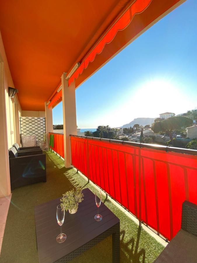 Charmant 2 Pieces Vue Sur Mer Et Monte-Carlo A Roquebrune Cap Martin Buitenkant foto