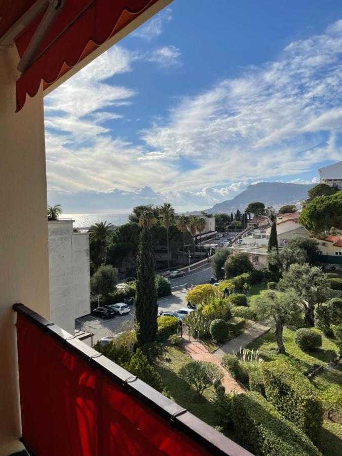 Charmant 2 Pieces Vue Sur Mer Et Monte-Carlo A Roquebrune Cap Martin Buitenkant foto