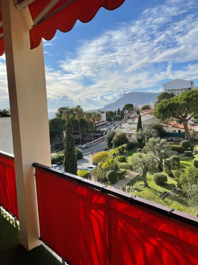 Charmant 2 Pieces Vue Sur Mer Et Monte-Carlo A Roquebrune Cap Martin Buitenkant foto